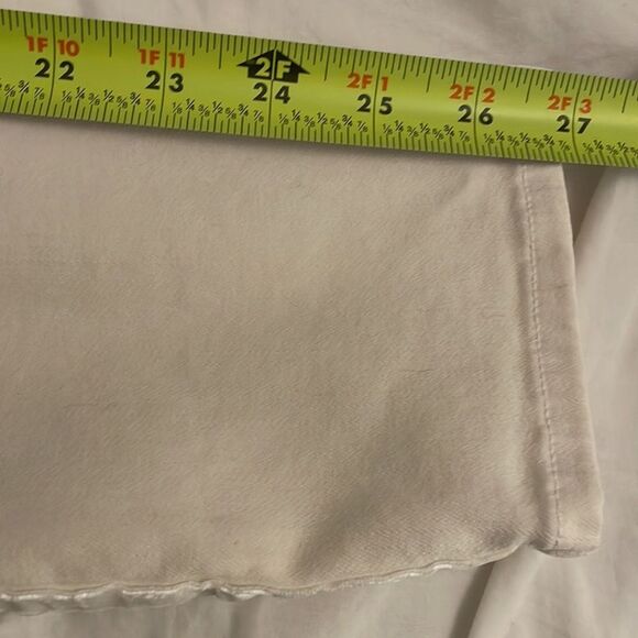 L'Agence Margot Jeans Womens 27 Vintage White High Rise Skinny Velvet Stripe - Picture 8 of 14